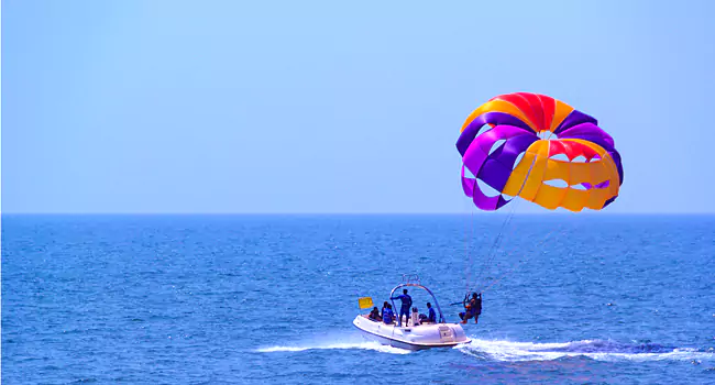 paragliding goa